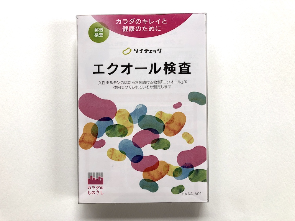 更年期前に試しておきたいエクオール検査「ソイチェック」のパッケージ